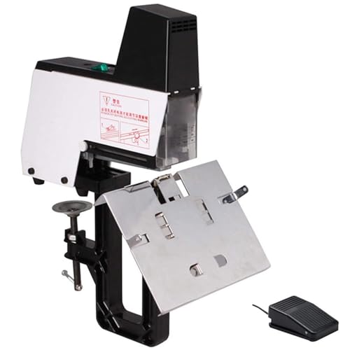 Automatischer elektrischer Hefter und Ordner, robuste Doppelnutzung für Flach- und Sattelbindung, Fußpedal-Bedienung, ideal für Bürodokumentenbindung Automatischer elektrischer Hefter und Ordner, robuste Doppelnutzung für Flach- und Sattelbindung, Fußpedal-Bedienung, ideal für Bürodokumentenbindung von Generisch