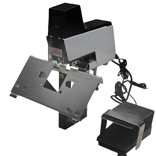 Automatischer elektrischer Sattelhefter – bindet 2–50 Blatt, Tiefe bis zu 100 mm, 1–9 Intensitätsstufen für Flach- und Sattelbindung, Fußpedalbetätigung von Generisch