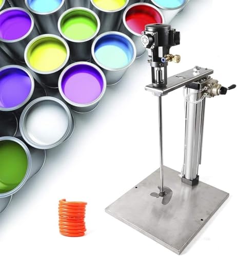 Automatischer pneumatischer Farbmischer mit Hebebühne, effizienter Rührwerk für homogenes Mischen, ideal für professionelles Mischen von Farben und Beschichtungen Automatischer pneumatischer Farbmischer mit Hebebühne, effizienter Rührwerk für homogenes Mischen, ideal für professionelles Mischen von Farben und Beschichtungen von Generisch