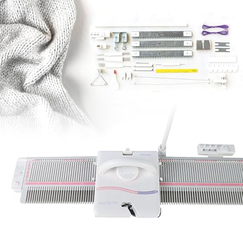 Automatisches Strickmaschinen-Set, 150 Stiche, mittlere Stärke für Handstrickgarn, einfache Bastellösung für Zuhause von Generisch