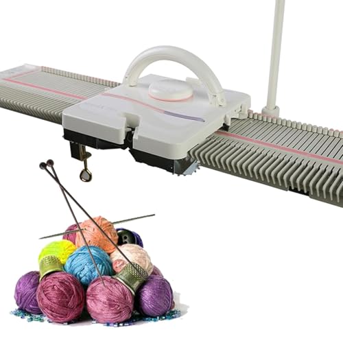 Automatisches Strickmaschinen-Set mit Garnnadeln und Zubehör, einfach zu bedienen zum Basteln von Socken, Hüten und Kürbissen von Generisch