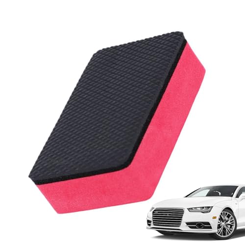 Autowaschschwamm | Tonpad | Auto-Detailing-Werkzeug | Hergestellt aus und Vulkanschlamm, 8,5 cm, entfernt Oxidation, Flecken, Vogelkot und Eisenpulver, ideal für Auto- und Hausreinigung | Rot Autowaschschwamm | Tonpad | Auto-Detailing-Werkzeug | Hergestellt aus und Vulkanschlamm, 8,5 cm, entfernt Oxidation, Flecken, Vogelkot und Eisenpulver, ideal für Auto- und Hausreinigung | Rot von Generisch