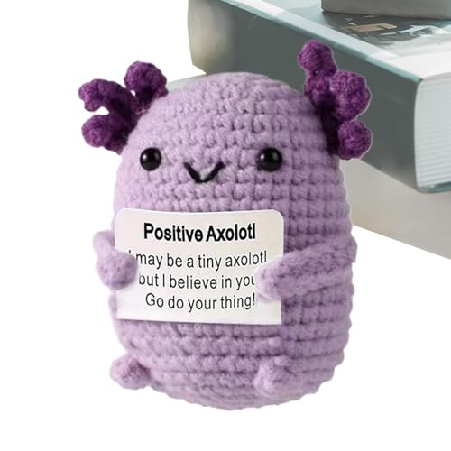 Axolotl Gestricktes Spielzeug,Gestrickte Axolotl Puppe | Weiche Axolotl Strickpuppen Ornamente | Lustige Gestrickte Ermutigungspuppe, Dekoration Axolotl Gestricktes Spielzeug,Gestrickte Axolotl Puppe | Weiche Axolotl Strickpuppen Ornamente | Lustige Gestrickte Ermutigungspuppe, Dekoration von Generisch