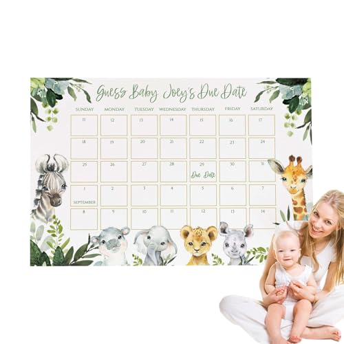 Baby-Geburtsvorhersagekalender, Baby-Fälligkeitsterminkalender,Lustiges Kalenderschild für -Geburtstagsparty-Spiel, Gedenk-Fälligkeitsdatum- -Kalenderschild, Geburtsdatum-Spielkalender Baby-Geburtsvorhersagekalender, Baby-Fälligkeitsterminkalender,Lustiges Kalenderschild für -Geburtstagsparty-Spiel, Gedenk-Fälligkeitsdatum- -Kalenderschild, Geburtsdatum-Spielkalender von Generisch