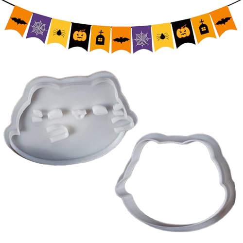 Backform – Halloween-Katzen-Backform, Event-Ready-Präge-Kätzchen-Formen, Küchenwerkzeug für Schokolade, Fondant, Käse, Teig, Dessert Backform – Halloween-Katzen-Backform, Event-Ready-Präge-Kätzchen-Formen, Küchenwerkzeug für Schokolade, Fondant, Käse, Teig, Dessert von Generisch