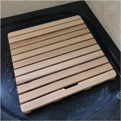 Badewannenmatte aus Holz, rutschfestes Fußpolster für Badezimmer, Dusche und Spa Badewannenmatte aus Holz, rutschfestes Fußpolster für Badezimmer, Dusche und Spa von Generisch
