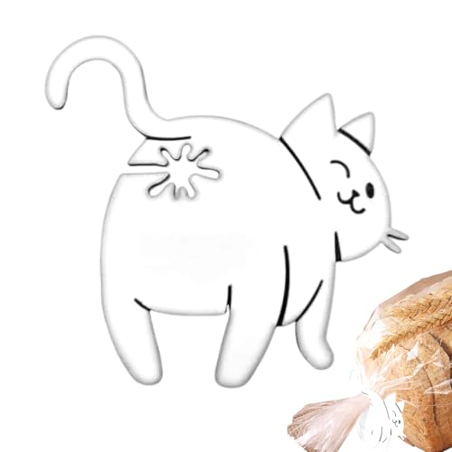 Bagclips Für Lebensmittellager, 3D-gedruckte Katzen-Brot-Brotclip, Lustige Brotkrawatten Und Küchengeräte, Katzenliebhaber Home Decor-N-ovely Pet Chip-Beutelhalter Zum Versiegeln Von E-ssen Bagclips Für Lebensmittellager, 3D-gedruckte Katzen-Brot-Brotclip, Lustige Brotkrawatten Und Küchengeräte, Katzenliebhaber Home Decor-N-ovely Pet Chip-Beutelhalter Zum Versiegeln Von E-ssen von Generisch