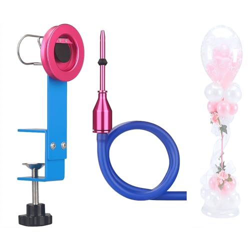Ballonfüllmaschine & Expander Werkzeug für einfache Dekoration - Aufblasschlauch & Nadel enthalten, ideal für Hochzeit, Geburtstagsfeier Feiern von Generisch