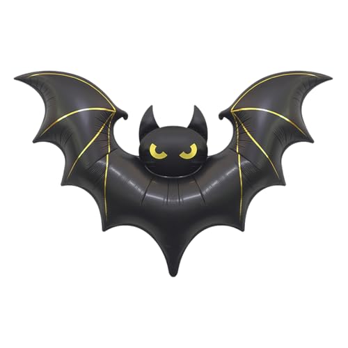 Ballons Party Deko Luftballons Halloween Dekoration Folienballon Große Kinderluftballons Grusel Requisiten Aufblasbar Partyzubehör Outdoor Gruselige Fledermaus Dekorative Ballon Schwarz 150 x 85 cm Ballons Party Deko Luftballons Halloween Dekoration Folienballon Große Kinderluftballons Grusel Requisiten Aufblasbar Partyzubehör Outdoor Gruselige Fledermaus Dekorative Ballon Schwarz 150 x 85 cm von Generisch