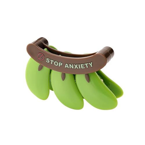 Bananen-Form-Lebensmittel beutel Clip und Kühlschrank magnete, 3D-Kunststoff Bananen-Form Snack-Versiegelung clip, kreative Dual-Use-Clips für Küche, Heim-und Büro dekor von Generisch
