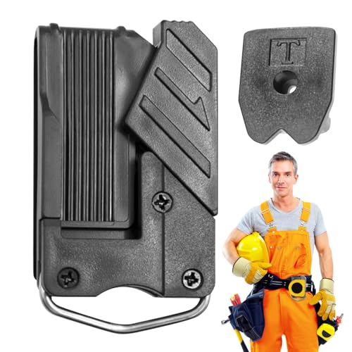 Bandmaßhalter | Klemm-Organizer für Bandmaße - Verriegelbare Halterung Werkzeugorganizer Handwerk Bau Tischlerei Elektro Außenbereich Bandmaßhalter | Klemm-Organizer für Bandmaße - Verriegelbare Halterung Werkzeugorganizer Handwerk Bau Tischlerei Elektro Außenbereich von Generisch
