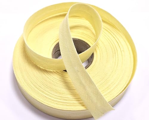 Baumwolle Schrägband vorgefalzt 40/20mm zitrone 10m Baumwolle Schrägband vorgefalzt 40/20mm zitrone 10m von Generisch