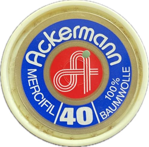 Baumwollgarn Stärke 40 schwarz 500m Baumwollgarn Stärke 40 schwarz 500m von Generisch