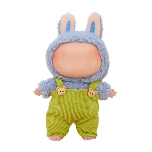 Bekleidung für 17cm Plüsch, Kuscheltier Kleidung Outfit nur Bekleidungs zubehör für 17cm Plush Pullover Hoodie Bekleidung DIY Kinder Geschenke Niedliche Mini Plüsch Puppen Kleidung Outfit (C) von Generisch