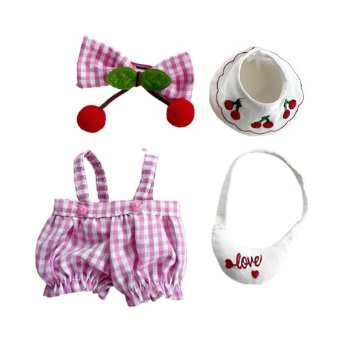 Bekleidung für La 17CM Puppe Kleidung DIY Outfit, Bekleidung für 17cm Labu Plüsch, Kleidung für Lu-bubu Puppe, Plüsch Schlüsselanhänger, Geeignet für Sammler, Kindergeschenke Bekleidung für La 17CM Puppe Kleidung DIY Outfit, Bekleidung für 17cm Labu Plüsch, Kleidung für Lu-bubu Puppe, Plüsch Schlüsselanhänger, Geeignet für Sammler, Kindergeschenke von Generisch