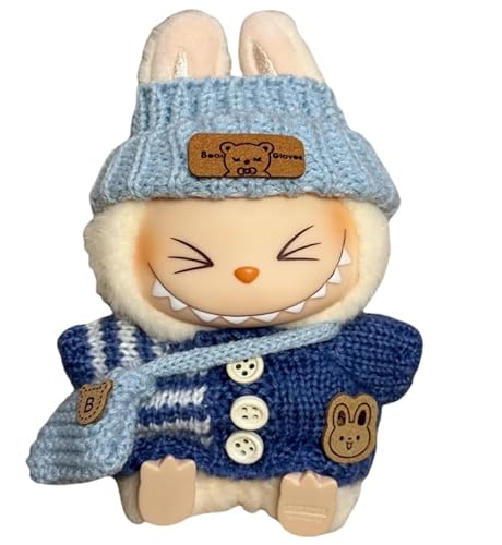 Bekleidung für La 17CM Puppe Kleidung DIY Outfit, Bekleidung für 17cm Labu Plüsch, Kleidung für Lu-bubu Puppe, Plüsch Schlüsselanhänger, Geeignet für Sammler, Kindergeschenke Bekleidung für La 17CM Puppe Kleidung DIY Outfit, Bekleidung für 17cm Labu Plüsch, Kleidung für Lu-bubu Puppe, Plüsch Schlüsselanhänger, Geeignet für Sammler, Kindergeschenke von Generisch
