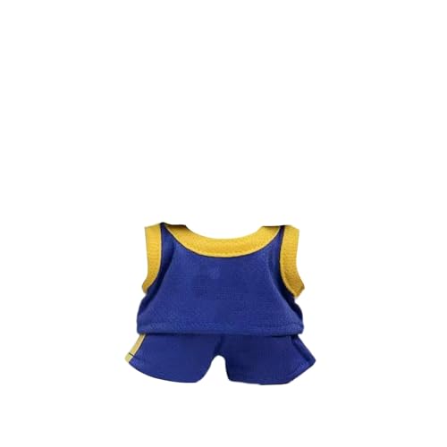 Bekleidungs Set für 17cm Puppen Fußball und Basketball Trikots Sommer Kleidung für Fußball Fans und Basketball Fans (Keine Puppe enthalten) (H) von Generisch