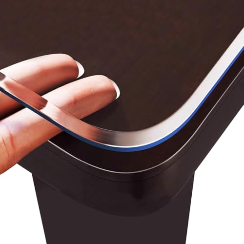 Benutzerdefinierte transparente Tischfolie Schutzhülle für 90x150cm Tische Kratzfest Leicht zu reinigen Abgeschrägte Kanten Perfekt für Zuhause & Büro Benutzerdefinierte transparente Tischfolie Schutzhülle für 90x150cm Tische Kratzfest Leicht zu reinigen Abgeschrägte Kanten Perfekt für Zuhause & Büro von Generisch