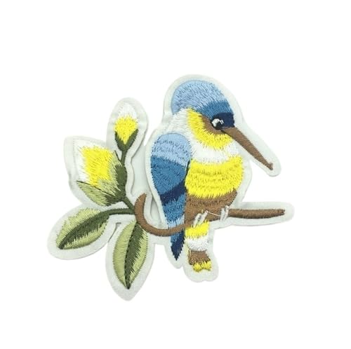 Bestickter Vogel Patch - Bügelapplikation mit selbstklebender Rückseite für DIY Kleidung & Accessoires (DM) von Generisch