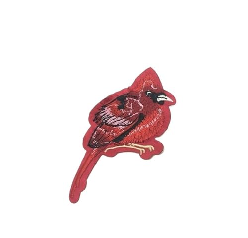 Bestickter Vogel Patch - Bügelapplikation mit selbstklebender Rückseite für DIY Kleidung & Accessoires (J) von Generisch