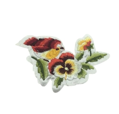 Bestickter Vogel Patch - Bügelapplikation mit selbstklebender Rückseite für DIY Kleidung & Accessoires (ZL) von Generisch