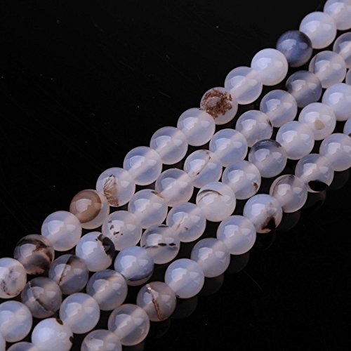 Bestseller Natursteinperlen, Wassergrasachat, rund, lose Perlen für Schmuckherstellung, DIY, Armband, Halskette, 10 mm von Generisch