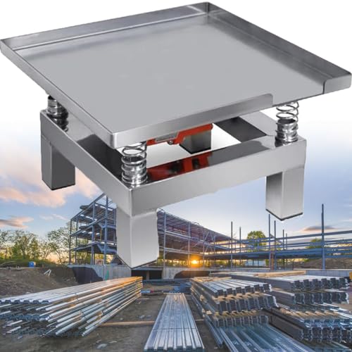 Beton Vibrationstisch Edelstahl Vibration Shaker Plattform für Prüfstand Verdichtung Handbeton Vibrationswerkzeug von Generisch