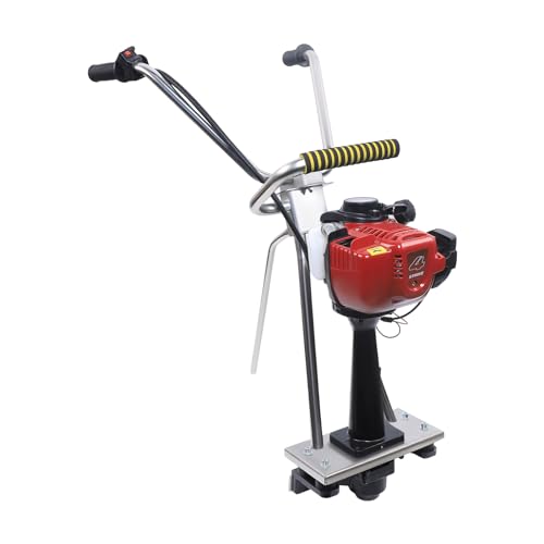 Beton Vibrierender Estrich Benzinmotor Zement Nivelliermaschine mit Dichtungsring und Griff für Baustellen 35.8CC 900W 4 Takt von Generisch