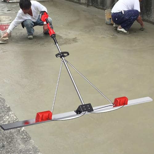Betonestrich-Vibrationsset, batteriebetriebener Nivellierstampfer für Betonoberflächen, elektrische Estriche für die Endbearbeitung, 1,8 m Länge Betonestrich-Vibrationsset, batteriebetriebener Nivellierstampfer für Betonoberflächen, elektrische Estriche für die Endbearbeitung, 1,8 m Länge von Generisch