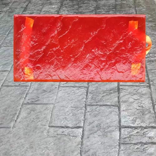 Betonformen für Wände und Böden - Quadratische Schiefer PU Stempelmatte - Dekorative Nahtlose Betonstempel für Boden und Wand Anwendungen Betonformen für Wände und Böden - Quadratische Schiefer PU Stempelmatte - Dekorative Nahtlose Betonstempel für Boden und Wand Anwendungen von Generisch