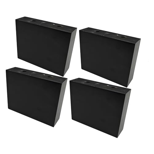 Betterhöhungen und Sofafüße aus Holz, L-förmig, Ersatzbeine für Couch und Kommode, 12 cm, Möbelbeine für verbesserte Höhe und Stabilität, langlebiges Holzdesign, 4 Stück Betterhöhungen und Sofafüße aus Holz, L-förmig, Ersatzbeine für Couch und Kommode, 12 cm, Möbelbeine für verbesserte Höhe und Stabilität, langlebiges Holzdesign, 4 Stück von Generisch