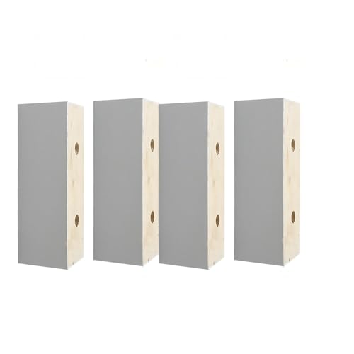 Betterhöhungen und Sofafüße aus Holz, L-förmig, Ersatzbeine für Couch und Kommode, 5 cm Höhe, Möbelbeine, langlebige Holz-Tischbeine für Heimdekoration, 4 Stück Betterhöhungen und Sofafüße aus Holz, L-förmig, Ersatzbeine für Couch und Kommode, 5 cm Höhe, Möbelbeine, langlebige Holz-Tischbeine für Heimdekoration, 4 Stück von Generisch