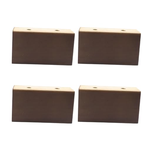 Betterhöhungen und Sofafüße aus Holz, für L-förmige Sofas und Kommoden, 8 cm, Ersatz-Möbelbeine, langlebiges Holz, Tisch- und Kommodenbeine, 4 Stück Betterhöhungen und Sofafüße aus Holz, für L-förmige Sofas und Kommoden, 8 cm, Ersatz-Möbelbeine, langlebiges Holz, Tisch- und Kommodenbeine, 4 Stück von Generisch