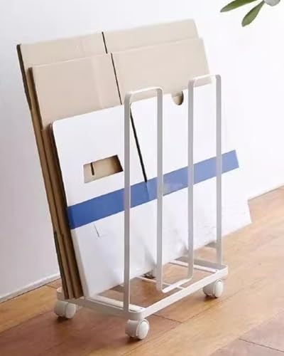 Beweglicher Aufbewahrungswagen mit Rädern, Organizer-Rack für Lager, Garage und Versand, tragbarer Trolley für Zeichenbretter und Verpackungsboxen von Generisch