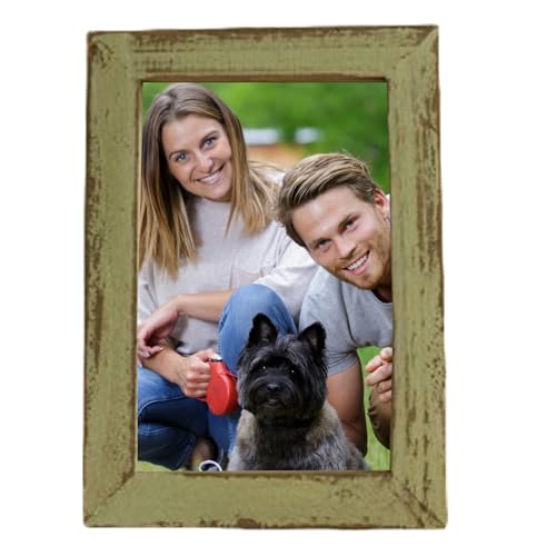 Bilderrahmen, dekorativer Holz-Bilderrahmen, 7,6 x 12,7 cm, Tisch- und Wandmontage, Foto-Display für Wohnzimmer, Schlafzimmer Bilderrahmen, dekorativer Holz-Bilderrahmen, 7,6 x 12,7 cm, Tisch- und Wandmontage, Foto-Display für Wohnzimmer, Schlafzimmer von Generisch