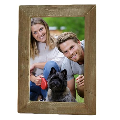 Bilderrahmen, dekorativer Holz-Bilderrahmen, Used-Look, 7,6 x 12,7 cm, Tisch- und Wandhalterung, Foto-Display für Wohnzimmer, Schlafzimmer Bilderrahmen, dekorativer Holz-Bilderrahmen, Used-Look, 7,6 x 12,7 cm, Tisch- und Wandhalterung, Foto-Display für Wohnzimmer, Schlafzimmer von Generisch