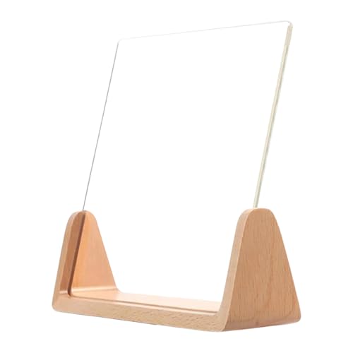 Bilderständer – Holz-Foto-Display, modernes Schreibtisch-Accessoire, minimalistischer Bilderrahmen mit klarer Acrylplatte, Mehrzweck-dekorative Anhänger, Hausdekor-Ornamente für Heimdekoration Bilderständer – Holz-Foto-Display, modernes Schreibtisch-Accessoire, minimalistischer Bilderrahmen mit klarer Acrylplatte, Mehrzweck-dekorative Anhänger, Hausdekor-Ornamente für Heimdekoration von Generisch