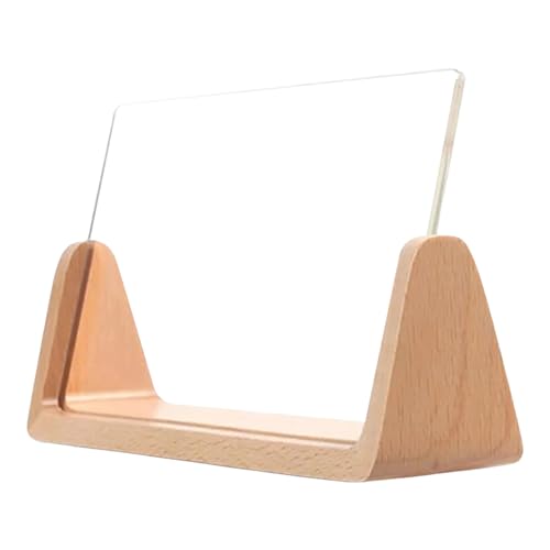 Bilderständer – Holz-Foto-Display, modernes Schreibtisch-Accessoire, minimalistischer Bilderrahmen mit klarer Acrylplatte, Mehrzweck-dekorative Anhänger, Hausdekor-Ornamente für Heimdekoration Bilderständer – Holz-Foto-Display, modernes Schreibtisch-Accessoire, minimalistischer Bilderrahmen mit klarer Acrylplatte, Mehrzweck-dekorative Anhänger, Hausdekor-Ornamente für Heimdekoration von Generisch