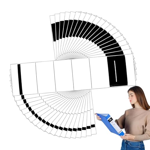 Binder Rücken Klebeetiketten - Binder Rücken Etikettenaufkleber, Selbstklebende Ordneretiketten | Aktenordner Beschriftung Aufkleber, Set mit 100 Binderaufkleber-Etiketten zum Organisieren Binder Rücken Klebeetiketten - Binder Rücken Etikettenaufkleber, Selbstklebende Ordneretiketten | Aktenordner Beschriftung Aufkleber, Set mit 100 Binderaufkleber-Etiketten zum Organisieren von Generisch