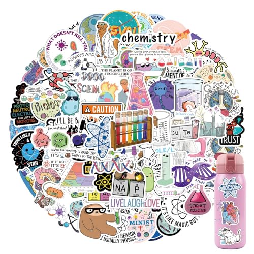 Biologie-Aufkleber für Laptop, wasserdichte Biologie-Aufkleber, Biologie Sticker Pack, Geburtstagsparty-Zubehör, Dekoration, wasserfest, 110 Stück, Skateboard-Fahrradaufkleber für Lehrer und Schüler Biologie-Aufkleber für Laptop, wasserdichte Biologie-Aufkleber, Biologie Sticker Pack, Geburtstagsparty-Zubehör, Dekoration, wasserfest, 110 Stück, Skateboard-Fahrradaufkleber für Lehrer und Schüler von Generisch