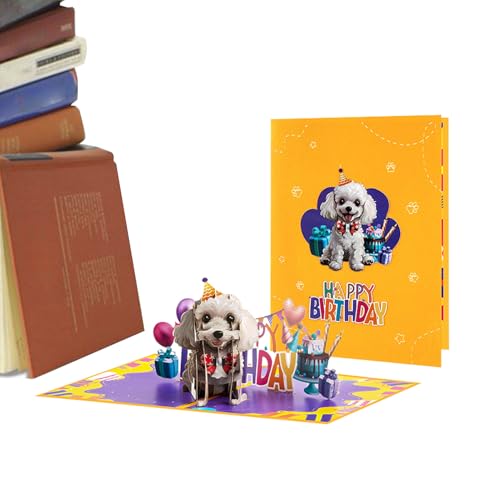 Birthday Card, Cute Dog Design, Adorable Compact Fun Greeting Note, Celebration Card for Son, Daughter, Boyfriend, Girlfriend, Mom, Grandpa, Friends, Kids and Adults Birthday Card, Cute Dog Design, Adorable Compact Fun Greeting Note, Celebration Card for Son, Daughter, Boyfriend, Girlfriend, Mom, Grandpa, Friends, Kids and Adults von Generisch