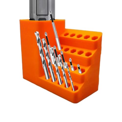 Bit-Aufbewahrungs-Organizer – Multi-Bohrer-Organizer, Elektrowerkzeug-Aufsatz-Management für Garage, Werkzeughaus, Werkstatt, Schrank, Keller Bit-Aufbewahrungs-Organizer – Multi-Bohrer-Organizer, Elektrowerkzeug-Aufsatz-Management für Garage, Werkzeughaus, Werkstatt, Schrank, Keller von Generisch