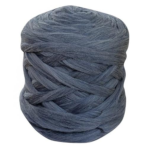 Blackwool Wolle zum Handstricken 1kg - Filzwolle Trockenfilzen und Nassfilzen 26-28 mic - Handstrickgarn 55-65mm Faserlänge - 100% Merinowolle von Generisch
