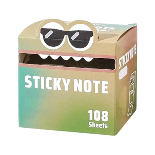 Blätter Transparente Haftnotizen, 5x7cm Transparent Sticky Notes, Wasserfest Clear Sticky Notes, Selbstklebende Durchsichtige Klebezettel für Schulsachen, Schule, Büro, Hause (G) von Generisch