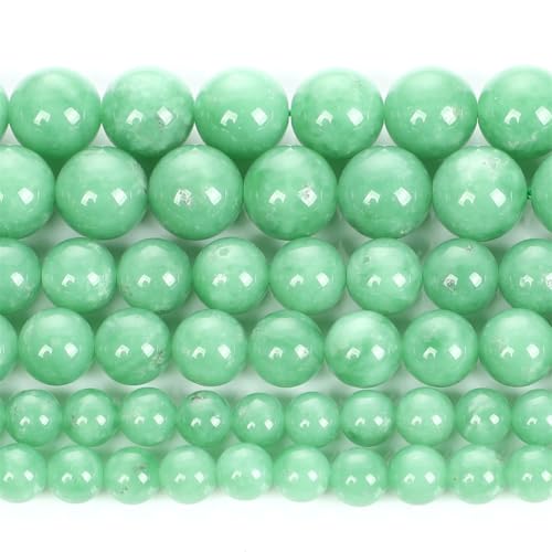 Blaue Steinperlen, glatt, rund, lose Abstandshalter, Perlen für Schmuck, DIY, Armband, Ohrringe, Zubehör, 6–10 mm, 290, 6 mm, 60–62 Stück Blaue Steinperlen, glatt, rund, lose Abstandshalter, Perlen für Schmuck, DIY, Armband, Ohrringe, Zubehör, 6–10 mm, 290, 6 mm, 60–62 Stück von Generisch