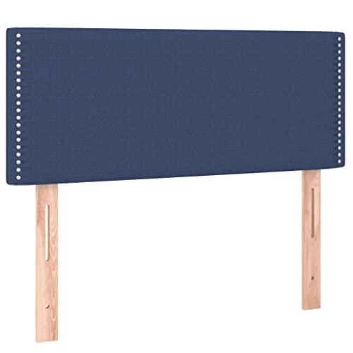 Blaues Bettkopfteil für Doppel- und Queen-Size-Betten – Polsterstoff 80 x 5 x 78/88 cm – stilvolle Schlafzimmerdekoration für Gästezimmer & Wohnzimmer von Generisch