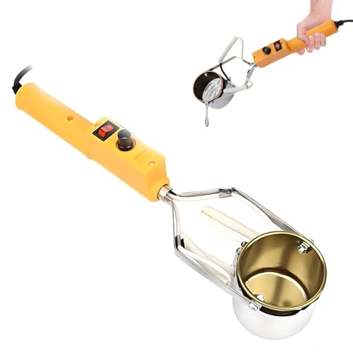 Blei-Schmelztopf, 300 W Handtopf mit 150–450 ℃ einstellbarer Temperatur, 3000 g Kapazität, schmilzt in 3–8 Minuten, 180 ° drehbar für Metall & Angelgewichte Blei-Schmelztopf, 300 W Handtopf mit 150–450 ℃ einstellbarer Temperatur, 3000 g Kapazität, schmilzt in 3–8 Minuten, 180 ° drehbar für Metall & Angelgewichte von Generisch
