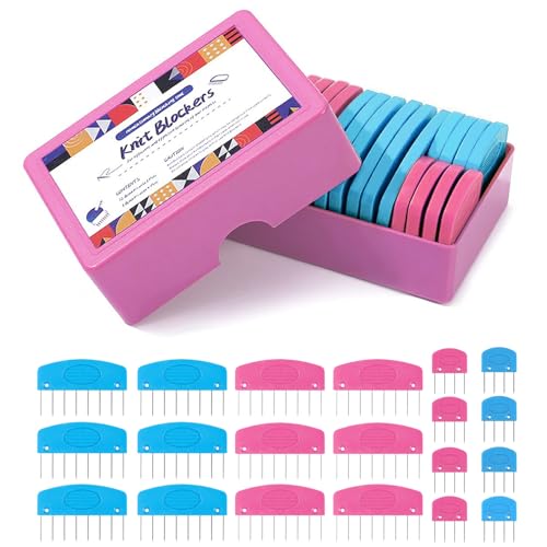 Blocking Pins, Knitting Crochet Pin Sets, 20-Piece Ergonomic Blocking Combs Set for Stitching, Yarn Work, Hobby Projects, Perfect Tools, Knitters and Crafters, 1.77x1.38 inches Blocking Pins, Knitting Crochet Pin Sets, 20-Piece Ergonomic Blocking Combs Set for Stitching, Yarn Work, Hobby Projects, Perfect Tools, Knitters and Crafters, 1.77x1.38 inches von Generisch