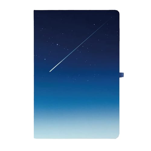 Blueme Notizbuch A5 dotted, Bullet Journal Buch "Sternenhimmel", 192 Seiten Hardcover Notizbuch gepunktet für Schule und Büro, Notizheft A5 mit Design, Notizblock A5, Notizbücher A5, Notizbuch klein von Blueme