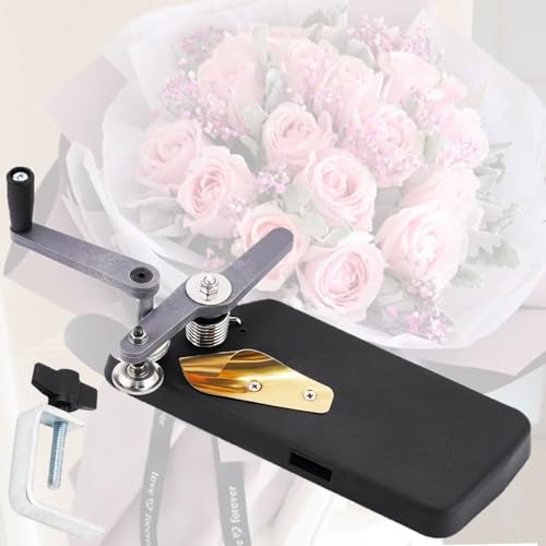 Blumen-Crimpmaschine für Krepppapier, doppelte feine und grobe Zähne für vielseitiges Curling, unverzichtbares Werkzeug für Floristen und DIY-Blumenverpackungen Blumen-Crimpmaschine für Krepppapier, doppelte feine und grobe Zähne für vielseitiges Curling, unverzichtbares Werkzeug für Floristen und DIY-Blumenverpackungen von Generisch